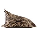 puffart-king-size- brown-zebra