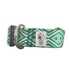 Rombos bordados verde