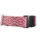 Rombos bordados rosa